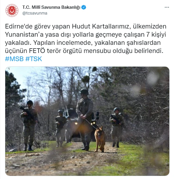 Son dakika! Yunanistan'a gitmek isteyen FETÖ'cülere Hudut Kartalları darbesi